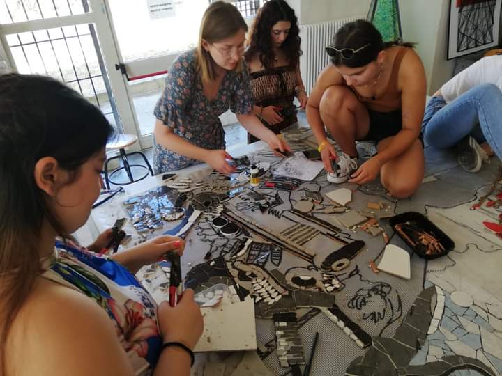 Lecce, Parco Tafuro, mosaico dell’Accademia delle Belle Arti e presentazione del Comitato per il Parco