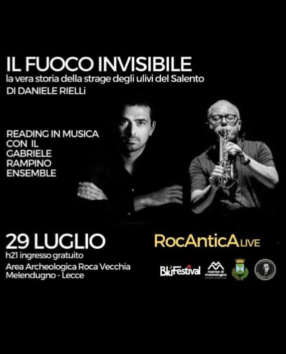 “Il Fuoco Invisibile”, reading in musica a Roca Antica dal Gabriele Rampino Ensemble.