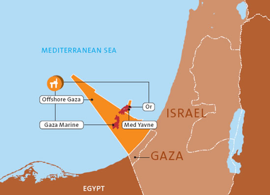 Sullo sfondo del conflitto israelo-palestinese il controllo dei giacimenti di gas naturale al largo di Gaza.