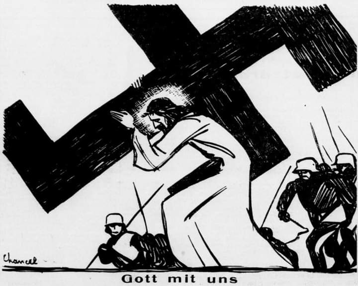 Propagandopolis. “Gott mit uns” – vignetta francese anti-nazi del 1935