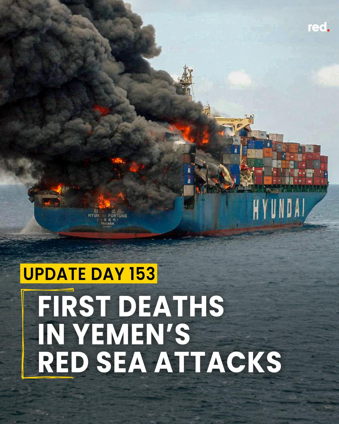 Primi morti dagli attacchi houthi nel Mar Rosso