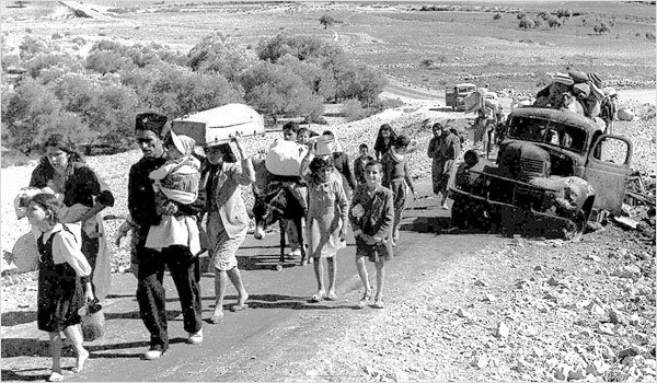 Nel 1948 la Nakba palestinese, con la pulizia etnica condotta dai sionisti.