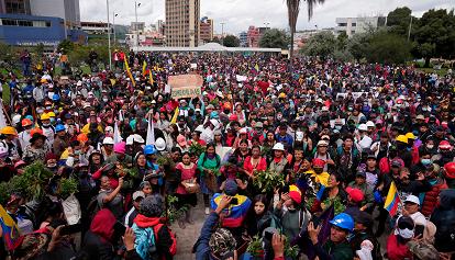 In Ecuador vibranti proteste contro il governo neoliberista per il taglio dei sussidi sul carburante. Previsto aumento del prezzo del carburante e del cibo.